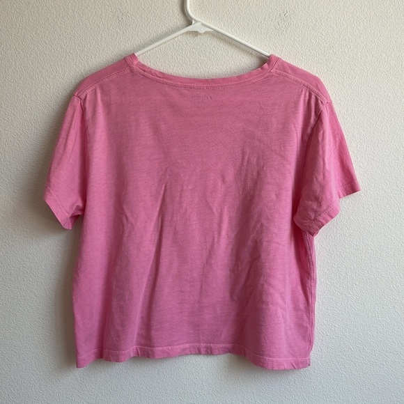 athleta organic daily crop tee pink - Picture 5 of 8